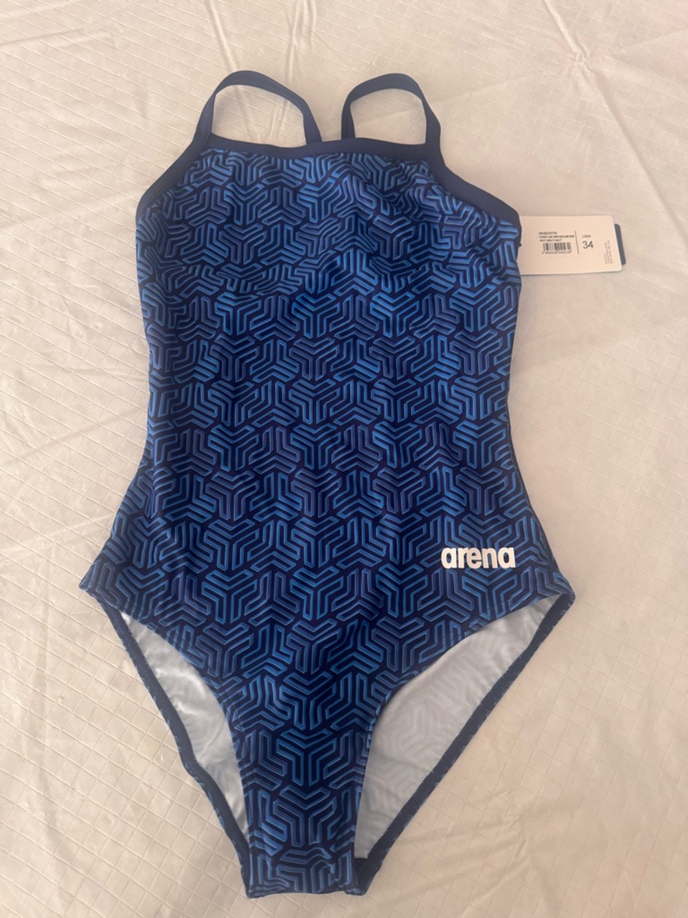 Arena Women's  Geometric One-Piece Swimsuit